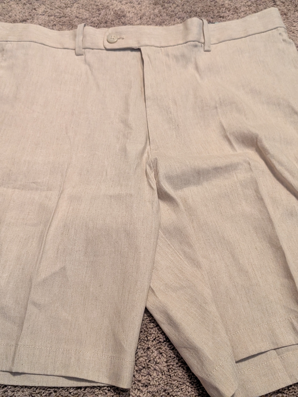 NWT Men's Cubavera Shorts Size 38 Tan